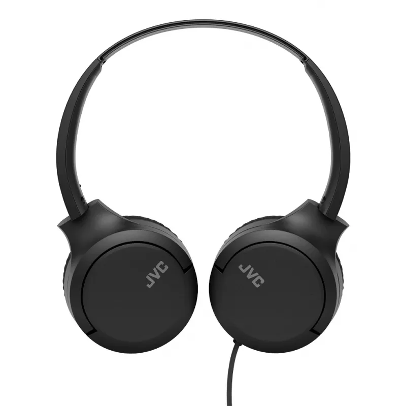 JVC HA-S33UC-BU auriculares supraaurales con cable USB-C, micrófono y mando a distancia, cable de 1,2 m, negros