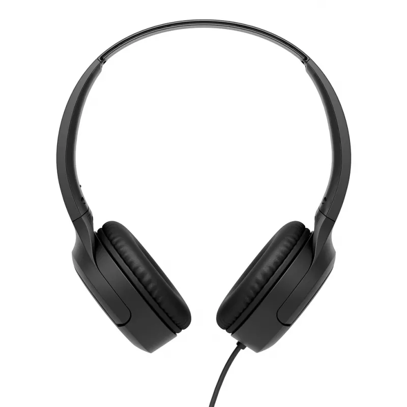 JVC HA-S33UC-BU auriculares supraaurales con cable USB-C, micrófono y mando a distancia, cable de 1,2 m, negros