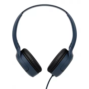 Auriculares binaurales con cable JVC HA-S33UCAU, diadema, USB-C, 2 transductores 2,97 cm, 20–20000 Hz, cable 1,2 m, azules