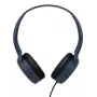 Auriculares supraaurales con cable JVC HA-S33UC-AU USB-C con micrófono y mando, cable de 1,2 m, azul