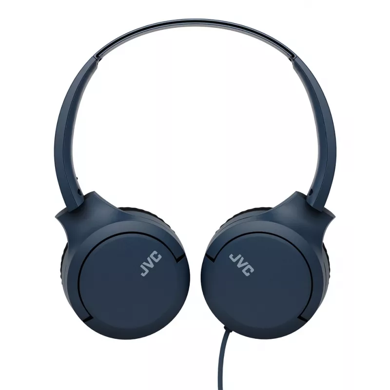 Auriculares supraaurales con cable JVC HA-S33UC-AU USB-C con micrófono y mando, cable de 1,2 m, azul
