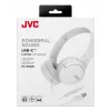 Auriculares JVC HA-S33UC con cable con diadema llamadas/música USB Type-C blancos