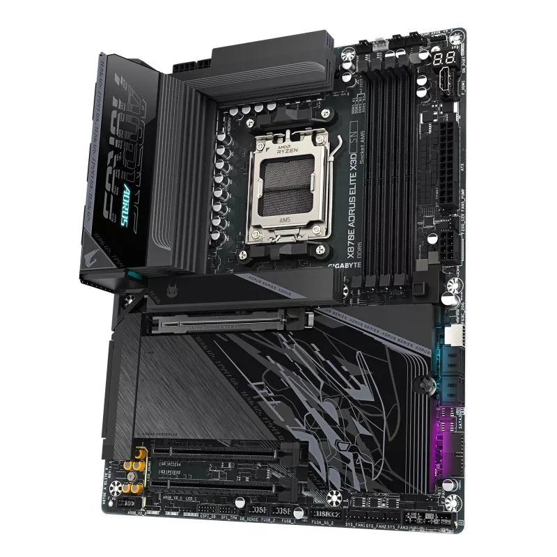 Placa base GIGABYTE X870E AORUS ELITE X3D, AMD AM5, ATX