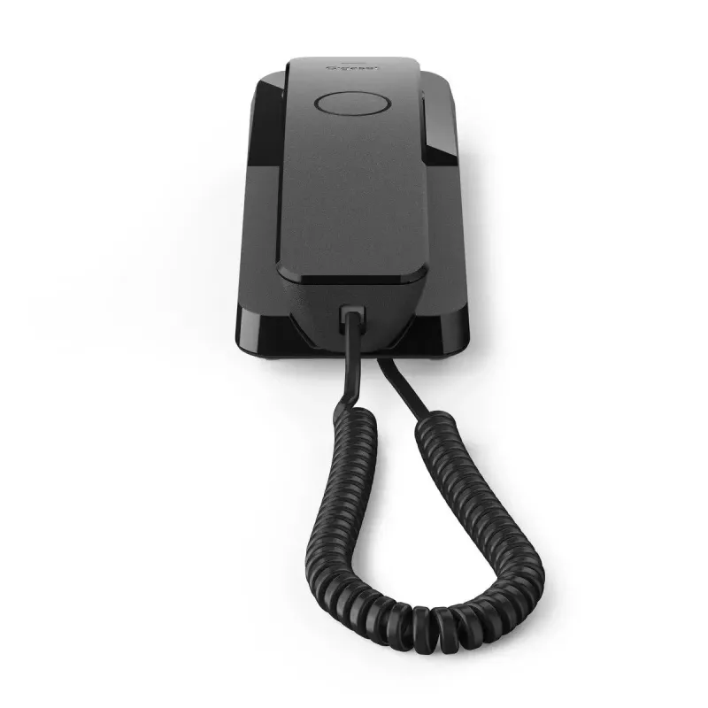 Teléfono analógico Gigaset DESK 200 con auricular con cable, negro