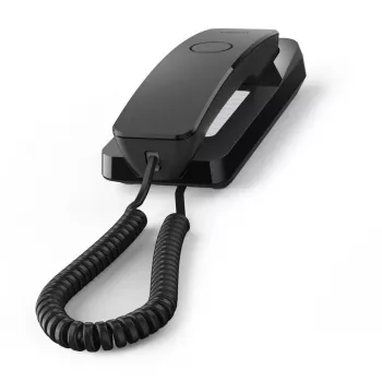 Teléfono analógico Gigaset DESK 200 con auricular con cable, negro
