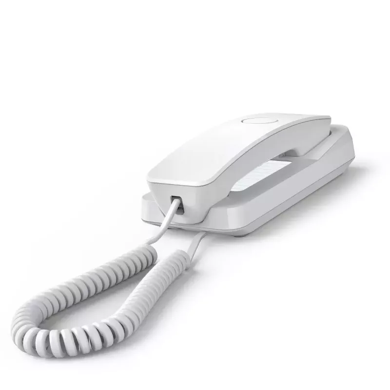 Teléfono analógico Gigaset Desk 200 auricular con cable blanco