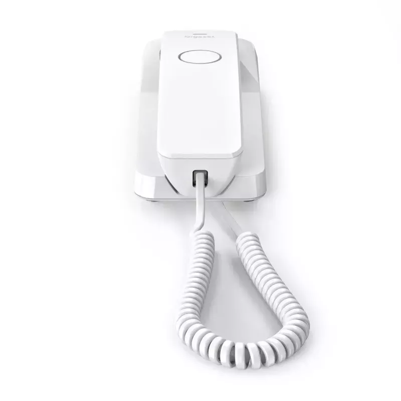 Teléfono analógico Gigaset Desk 200 auricular con cable blanco