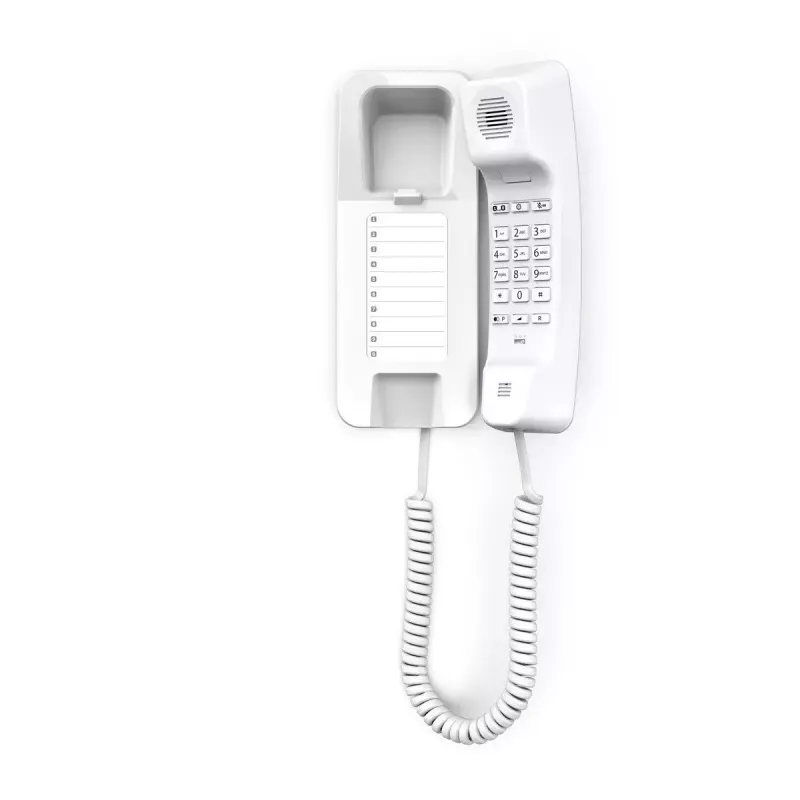 Teléfono analógico Gigaset Desk 200 auricular con cable blanco