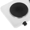 Placa eléctrica Adler AD 6520, 2 zonas de cocción, blanca