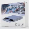 Unidad de DVD externa USB GEMBIRD, Plata