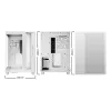 Caja de PC be quiet Light Base 500 LX White Midi Tower ATX/PS2 soporte para fuente de alimentación 3x120 mm frontal 1x120 mm trasero compatible con unidades de 2,5/3,5 pulgadas 305×436×432 mm