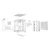 Caja de PC be quiet Light Base 500 LX White Midi Tower ATX/PS2 soporte para fuente de alimentación 3x120 mm frontal 1x120 mm trasero compatible con unidades de 2,5/3,5 pulgadas 305×436×432 mm