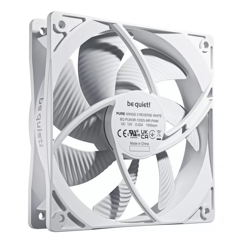 be quiet! Pure Wings 3 120mm | PWM Reverse Blanco pack de 3
