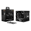 Ventilador para caja de PC be quiet! Pure Wings 3 120mm | PWM Reverse Triple-Pack 12 cm Negro 3 uds.
