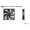 Ventilador para caja de PC be quiet! Pure Wings 3 120mm | PWM Reverse Triple-Pack 12 cm Negro 3 uds.