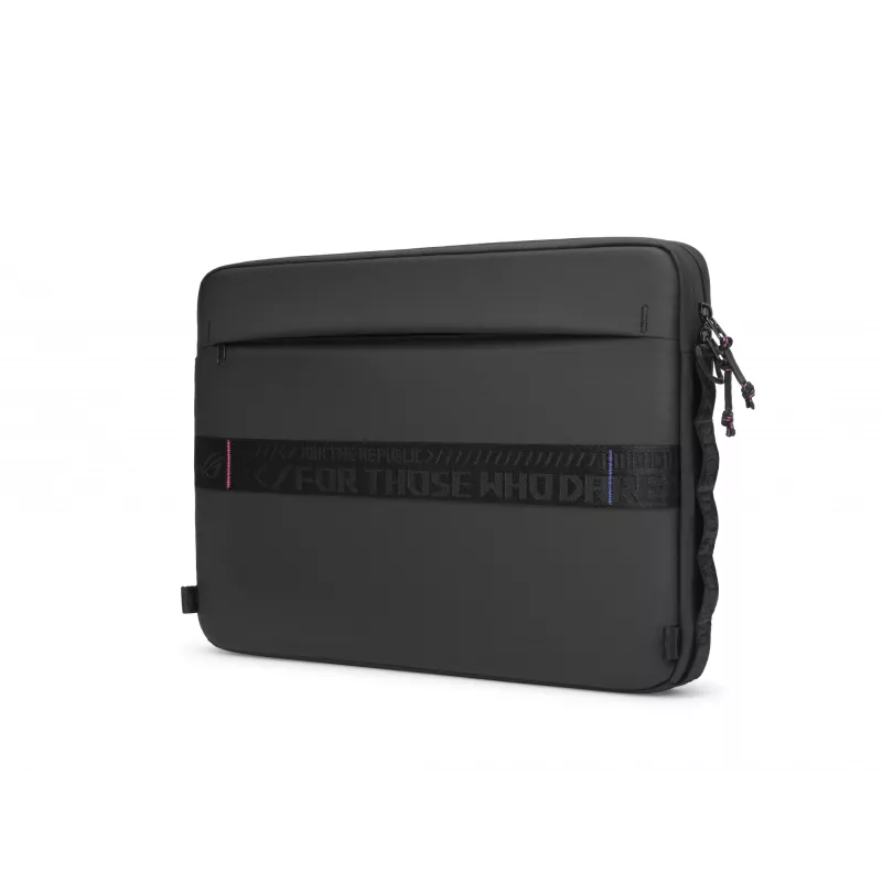 Funda ASUS ROG Slash Sleeve 4.0 BS3601 para portátil de hasta 16 pulgadas (40,6 cm), resistente al agua, negra