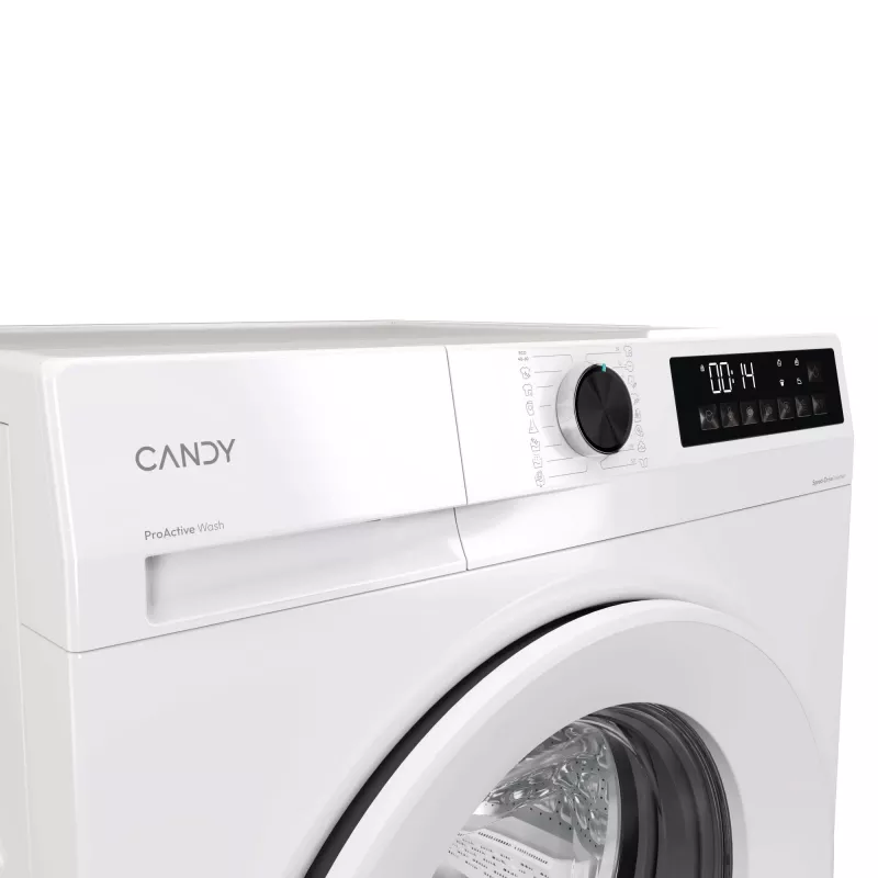 Lavadora Candy GD 498-S carga frontal 9 kg 1400 rpm blanca