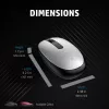 Ratón HP 240 negro Bluetooth, ambidiestro, óptico, Bluetooth, 1600 DPI, negro
