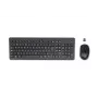 Conjunto de ratón y teclado inalámbrico HP 330, tamaño completo (100 %), inalámbrico, RF Wireless, QWERTY, negro, ratón incluido