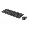 Conjunto de ratón y teclado inalámbrico HP 330, tamaño completo (100 %), inalámbrico, RF Wireless, QWERTY, negro, ratón incluido