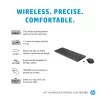 Conjunto de ratón y teclado inalámbrico HP 330, tamaño completo (100 %), inalámbrico, RF Wireless, QWERTY, negro, ratón incluido
