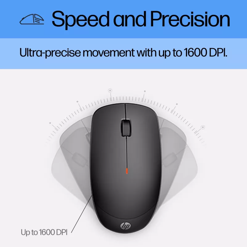 Conjunto de ratón y teclado inalámbrico HP 230, tamaño completo (100%), inalámbrico, RF Wireless, membrana, negro, ratón incluido