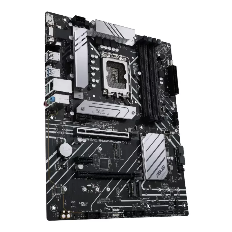 Placa base ASUS PRIME B660-PLUS D4 — Intel B660, LGA 1700, ATX, DDR4, 4× DIMM, 128 GB, 3× M.2, 2.5 Gb LAN