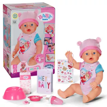 BABY born @ Emma 43cm, muñeca bebé, femenino, 3 año(s), niño/niña, 430 mm, multicolor