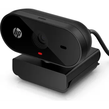 Webcam HP 320 FHD, 1920 x 1080 píxeles, Full HD, 30 fps, hogar, USB, negro