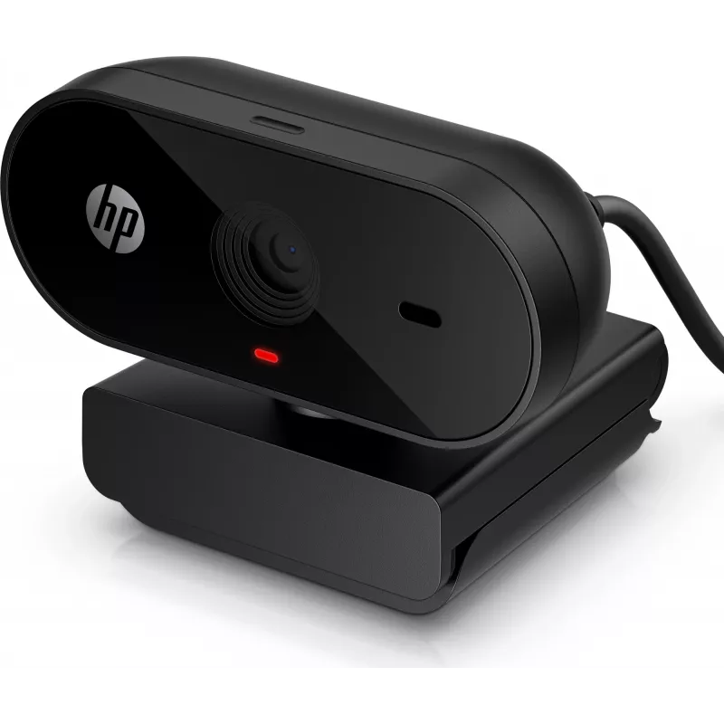 Webcam HP 320 FHD, 1920 x 1080 píxeles, Full HD, 30 fps, hogar, USB, negro