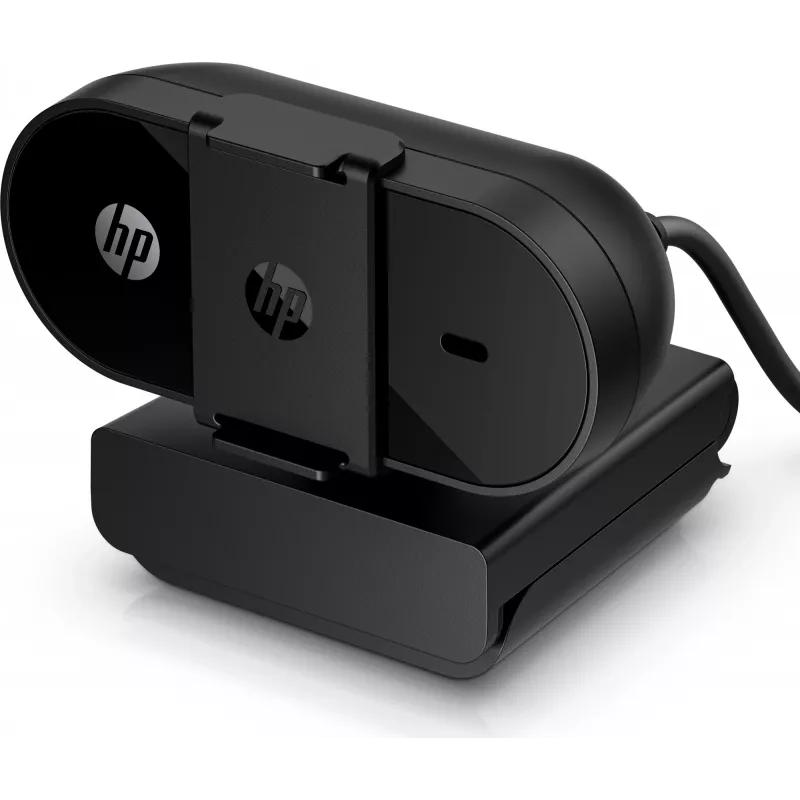 Webcam HP 320 FHD, 1920 x 1080 píxeles, Full HD, 30 fps, hogar, USB, negro