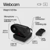 Webcam HP 320 FHD, 1920 x 1080 píxeles, Full HD, 30 fps, hogar, USB, negro