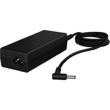 Adaptador de corriente HP 90W Smart AC Adapter W5D55AA#ABB para portátiles, 19 V, conector de 4,5 mm, para interior, negro