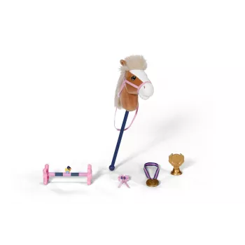 Set de accesorios para muñecas ZAPF BABY born Hobby Horsing Set para muñecas de 43 cm, multicolor, a partir de 3 años