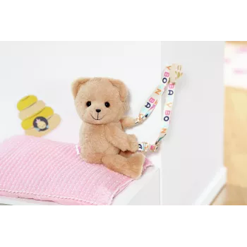 Bolso osito de peluche ZAPF BABY born Teddy Bag — para niños de 3–12 años
