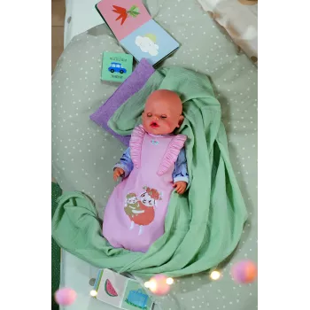Saco de dormir para muñecas ZAPF BABY born Schlafsack Flower, tela, plegable, para niños a partir de 3 años