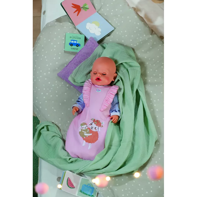 Saco de dormir para muñecas ZAPF BABY born Schlafsack Flower, tela, plegable, para niños a partir de 3 años