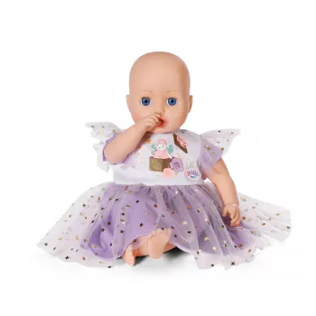 Vestido para muñecas ZAPF BABY born vestido tutú lila para muñecas de 43 cm, tela, multicolor, plegable, edad 3+