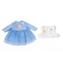 Vestido para muñecas ZAPF BABY born vestido de invierno para muñecas de 36 cm, multicolor, plegable, edad 1+