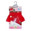 Zapf Creation BABY born vestido navideño 836118 para muñecas de hasta 43 cm, con leggings, zapatos y gorro de Navidad, a partir de 3 años