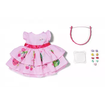 Vestido para muñecas ZAPF BABY born vestido con Pinplay para muñeca de 43 cm, multicolor, plegable, edad 3+