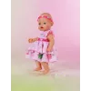 Vestido para muñecas ZAPF BABY born vestido con Pinplay para muñeca de 43 cm, multicolor, plegable, edad 3+