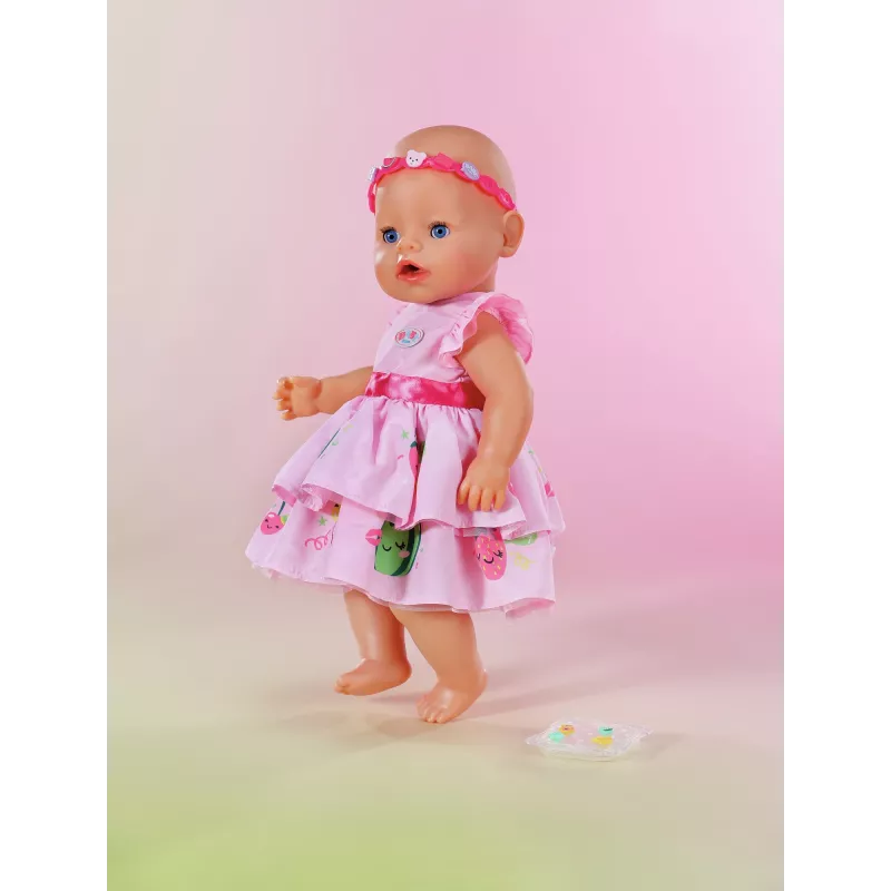 Vestido para muñecas ZAPF BABY born vestido con Pinplay para muñeca de 43 cm, multicolor, plegable, edad 3+