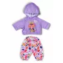 Conjunto de ropa para muñecas ZAPF BABY born conjunto con sudadera para muñecas de 43 cm, multicolor, edad recomendada 3+