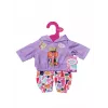 Conjunto de ropa para muñecas ZAPF BABY born conjunto con sudadera para muñecas de 43 cm, multicolor, edad recomendada 3+