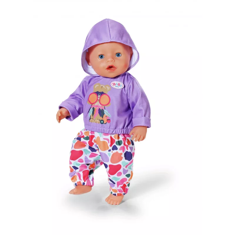 Conjunto de ropa para muñecas ZAPF BABY born conjunto con sudadera para muñecas de 43 cm, multicolor, edad recomendada 3+