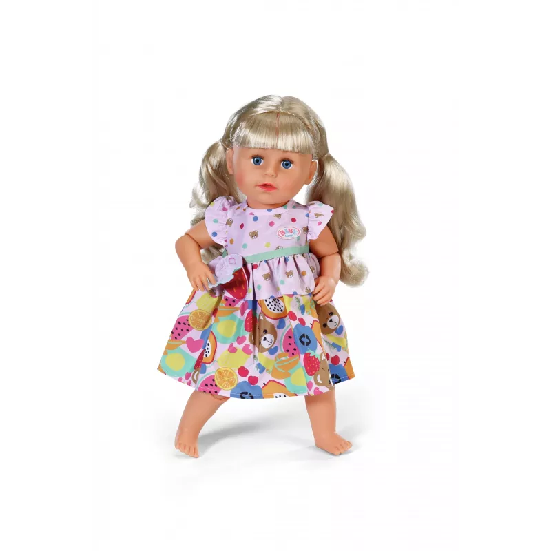Vestido para muñecas ZAPF BABY born vestido frutas para muñecas de 43 cm, multicolor, plegable, edad 3+