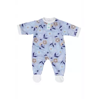 Pelele para muñecas ZAPF BABY born pelele azul para muñecas de 43 cm, tela, plegable, edad 3+
