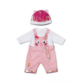 Conjunto de ropa para muñecas ZAPF BABY born pelele con gorro para muñecas de 43 cm, multicolor, plegable, a partir de 3 años