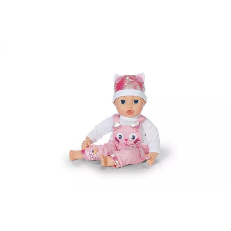 Conjunto de ropa para muñecas ZAPF BABY born pelele con gorro para muñecas de 43 cm, multicolor, plegable, a partir de 3 años